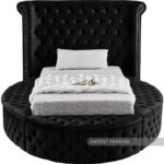 Luxus Velvet Upholstered Twin Bed