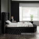 Luxus Velvet Upholstered Twin Bed