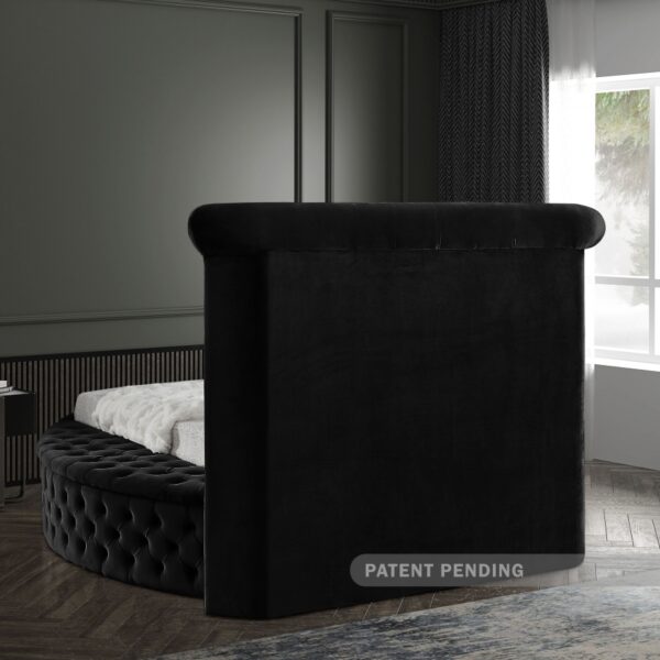 Luxus Velvet Upholstered Twin Bed