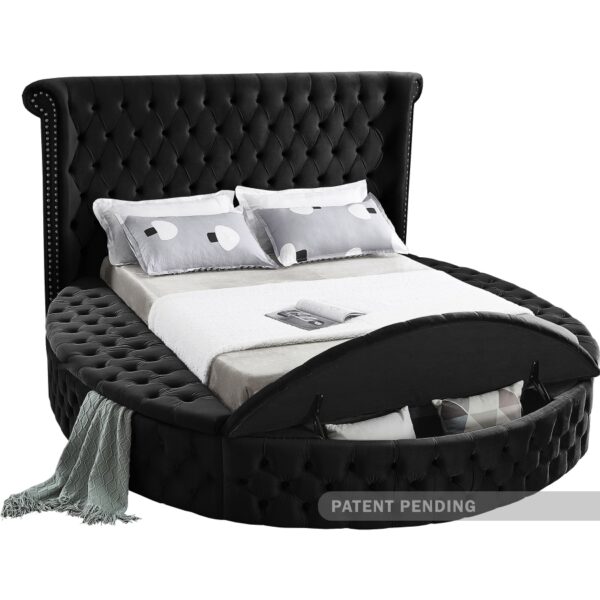 Luxus Velvet Upholstered Bed