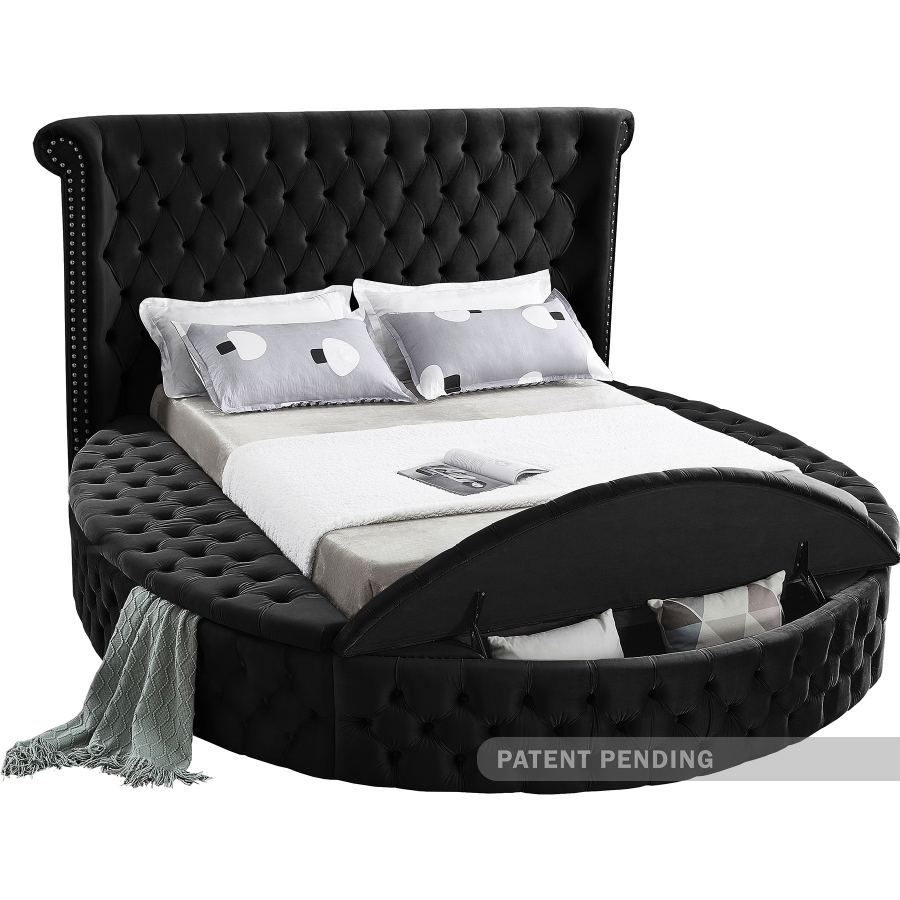 Luxus Velvet Upholstered Bed