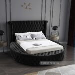 Luxus Velvet Upholstered Bed