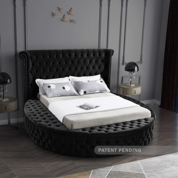 Luxus Velvet Upholstered Bed