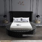 Luxus Velvet Upholstered Bed