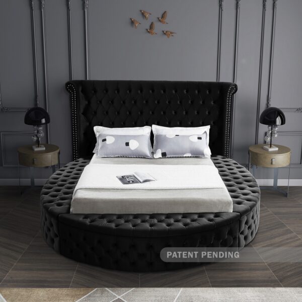 Luxus Velvet Upholstered Bed
