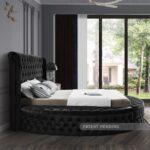 Luxus Velvet Upholstered Bed