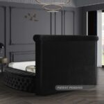 Luxus Velvet Upholstered Bed