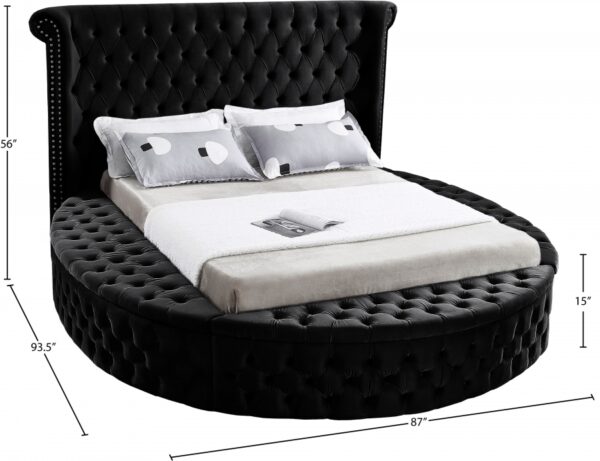 Luxus Velvet Upholstered Bed