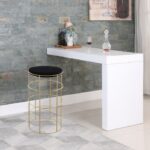 Rebar Velvet Upholstered Bar Stool