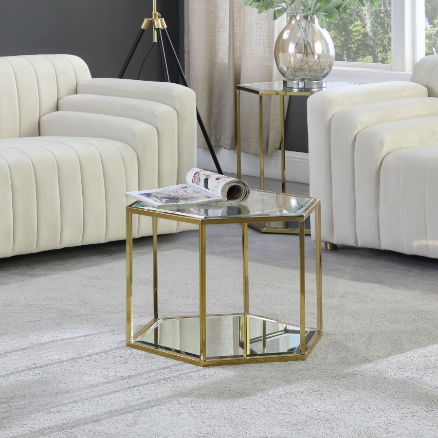 Sei Glass And Steel Coffee Table
