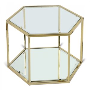 Sei Glass And Steel Coffee Table