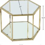 Sei Glass And Steel Coffee Table