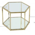 Sei Glass And Steel Coffee Table