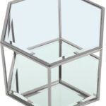 Sei Glass And Steel Coffee Table