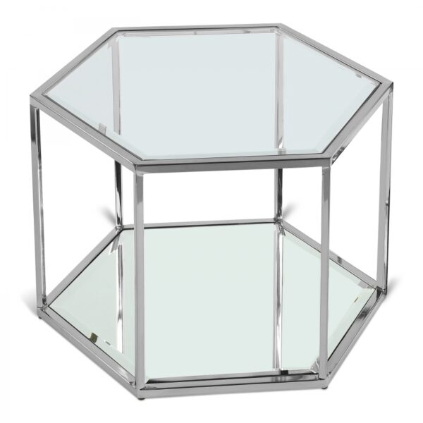 Sei Glass And Steel Coffee Table