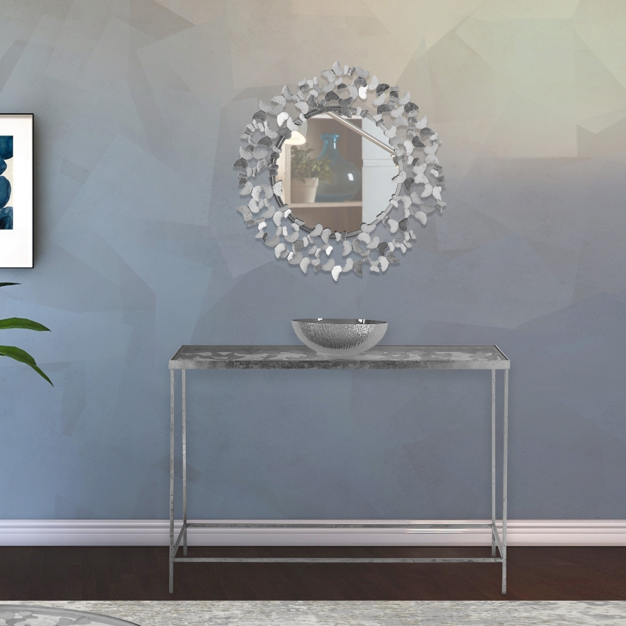 Butterfly Iron Frame Mirror