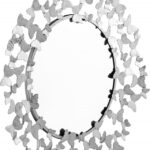 Butterfly Iron Frame Mirror
