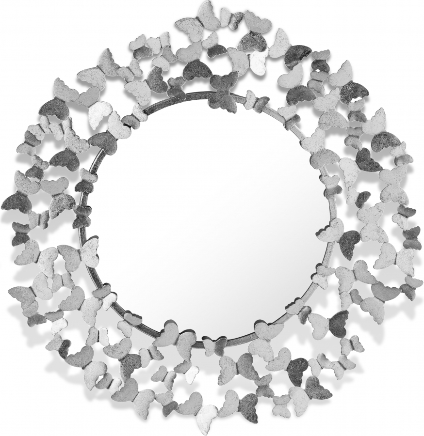 Butterfly Iron Frame Mirror