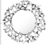Butterfly Iron Frame Mirror
