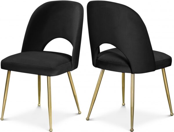 Logan Velvet Upholstered Dining Chair