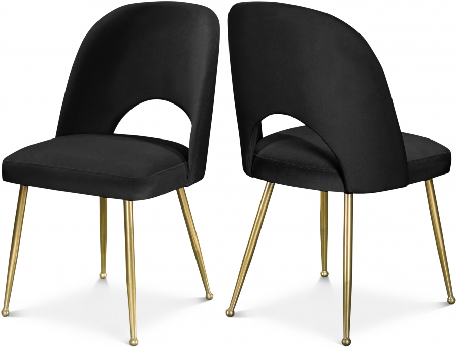Logan Velvet Upholstered Dining Chair