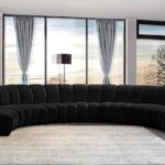 Infinity 178" Velvet Upholstered 7pc. Modular Sectional