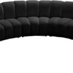 Infinity 178" Velvet Upholstered 7pc. Modular Sectional