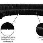 Infinity 178" Velvet Upholstered 7pc. Modular Sectional
