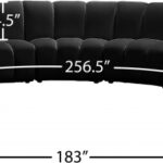 Infinity 178" Velvet Upholstered 9pc. Modular Sectional