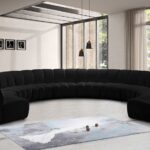 Infinity 178" Velvet Upholstered 10pc. Modular Sectional