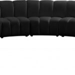 Infinity 178" Velvet Upholstered 10pc. Modular Sectional