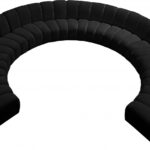 Infinity 178" Velvet Upholstered 10pc. Modular Sectional