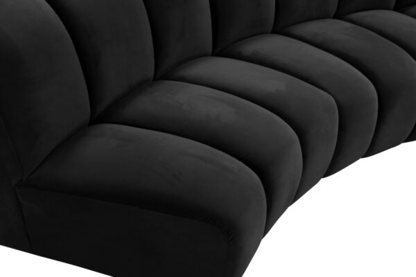 Infinity 178" Velvet Upholstered 10pc. Modular Sectional