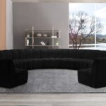 Infinity 178" Velvet Upholstered 11pc. Modular Sectional