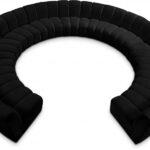 Infinity 178" Velvet Upholstered 11pc. Modular Sectional