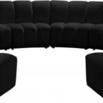Infinity 178" Velvet Upholstered 12pc. Modular Sectional