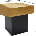 Palladium Iron End Table