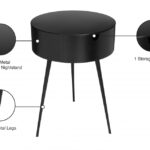 Bali Iron Side Table | Nightstand