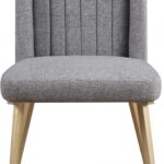 Eleanor Linen Textured Fabric Upholstered Dining Chair