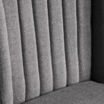 Eleanor Linen Textured Fabric Upholstered Dining Chair