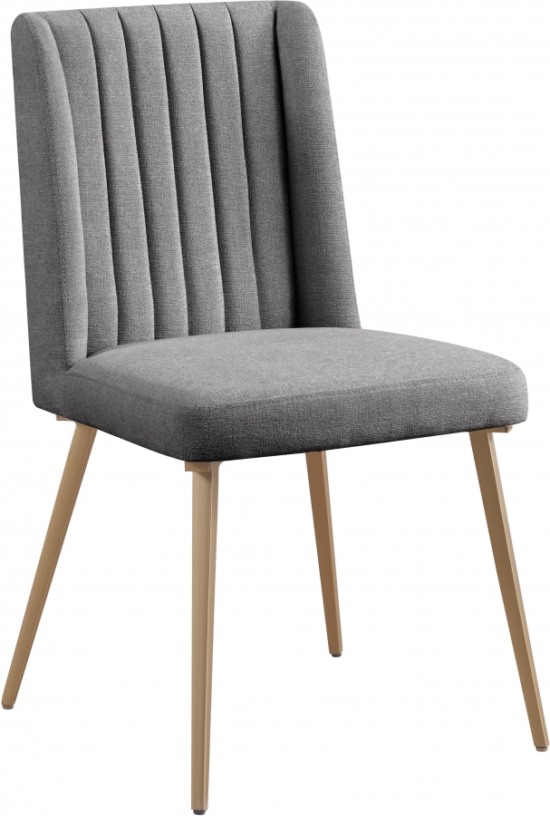 Eleanor Linen Textured Fabric Upholstered Dining Chair