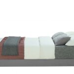 Elly Velvet Upholstered Bed