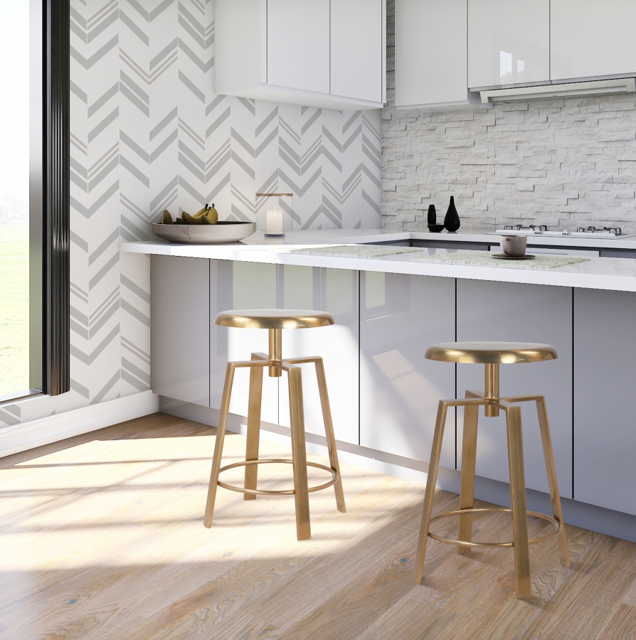 Lang Iron Adjustable Bar / Counter Stool