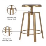 Lang Iron Adjustable Bar / Counter Stool