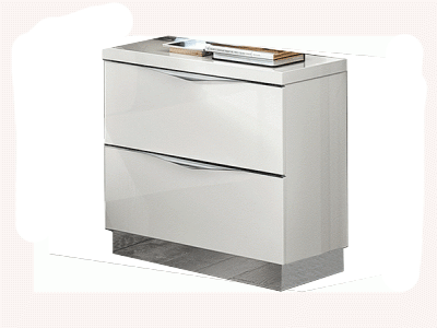 Onda Mini Nightstand WHITE