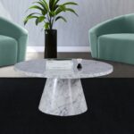 Omni 36" Faux Marble Coffee Table