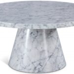 Omni 36" Faux Marble Coffee Table