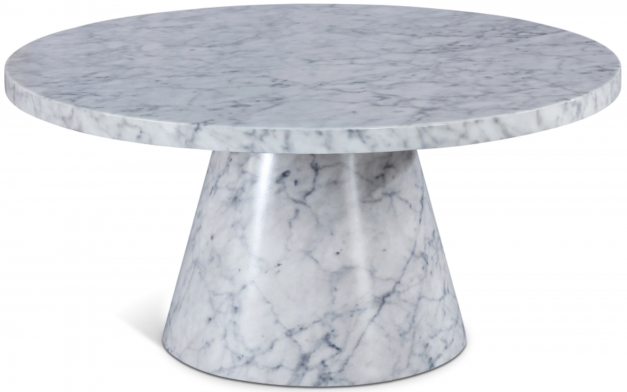 Omni 36" Faux Marble Coffee Table