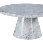 Omni 36" Faux Marble Coffee Table