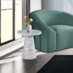 Omni 20" Faux Marble End / Side Table